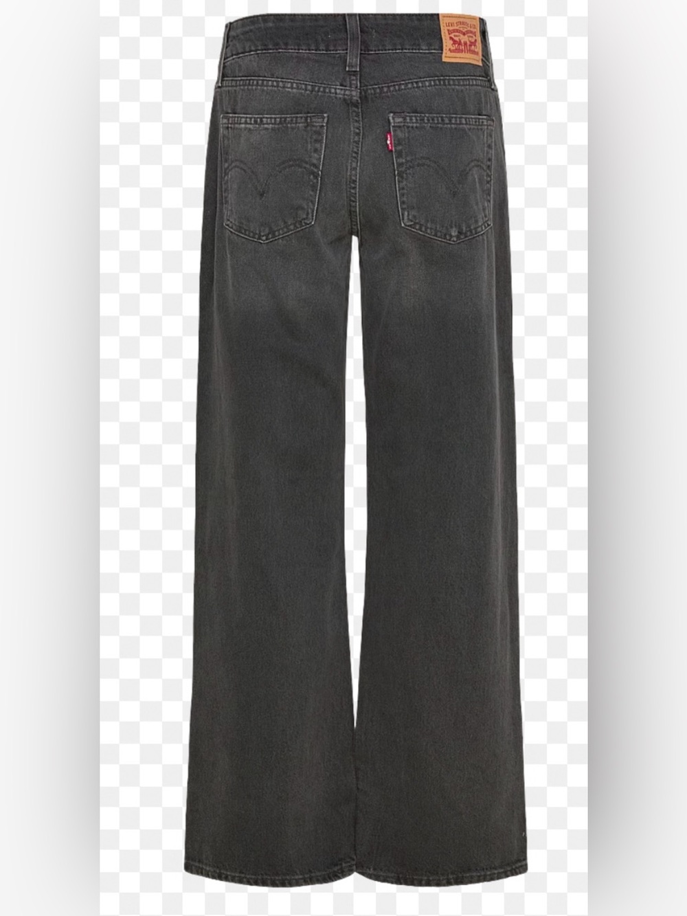 Levi's Women’s Super Low Loose Jeans - Charcoal Black